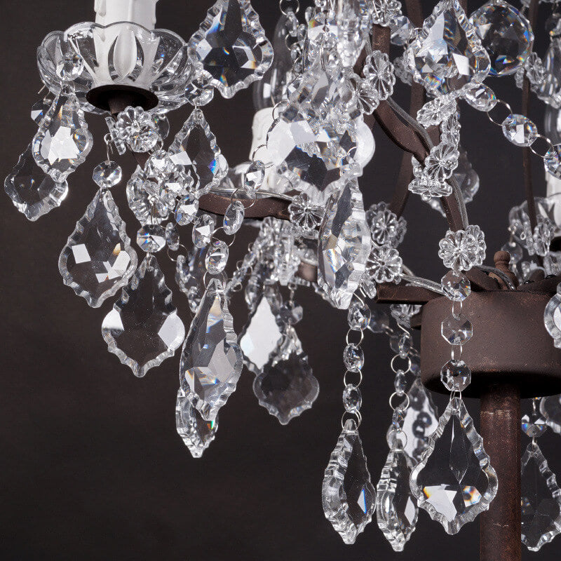 AntiqLume | Rustikale Kristalllampe mit antikem Flair