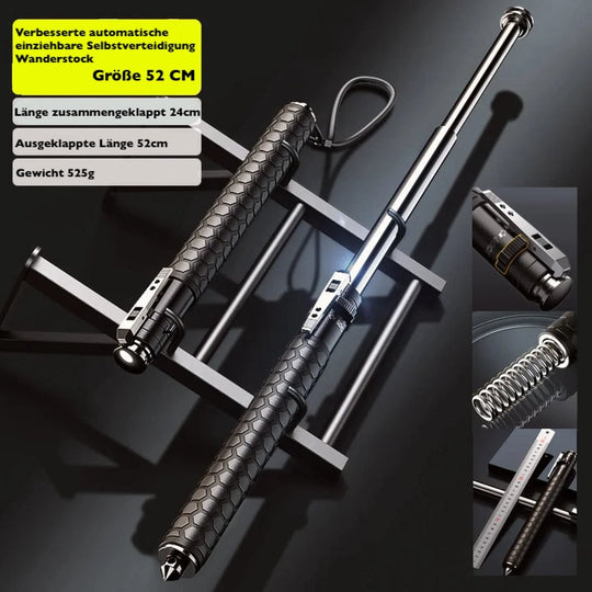 Guardian | Faltbarer Wanderstock mit Selbstverteidigung & rutschfestem Griff