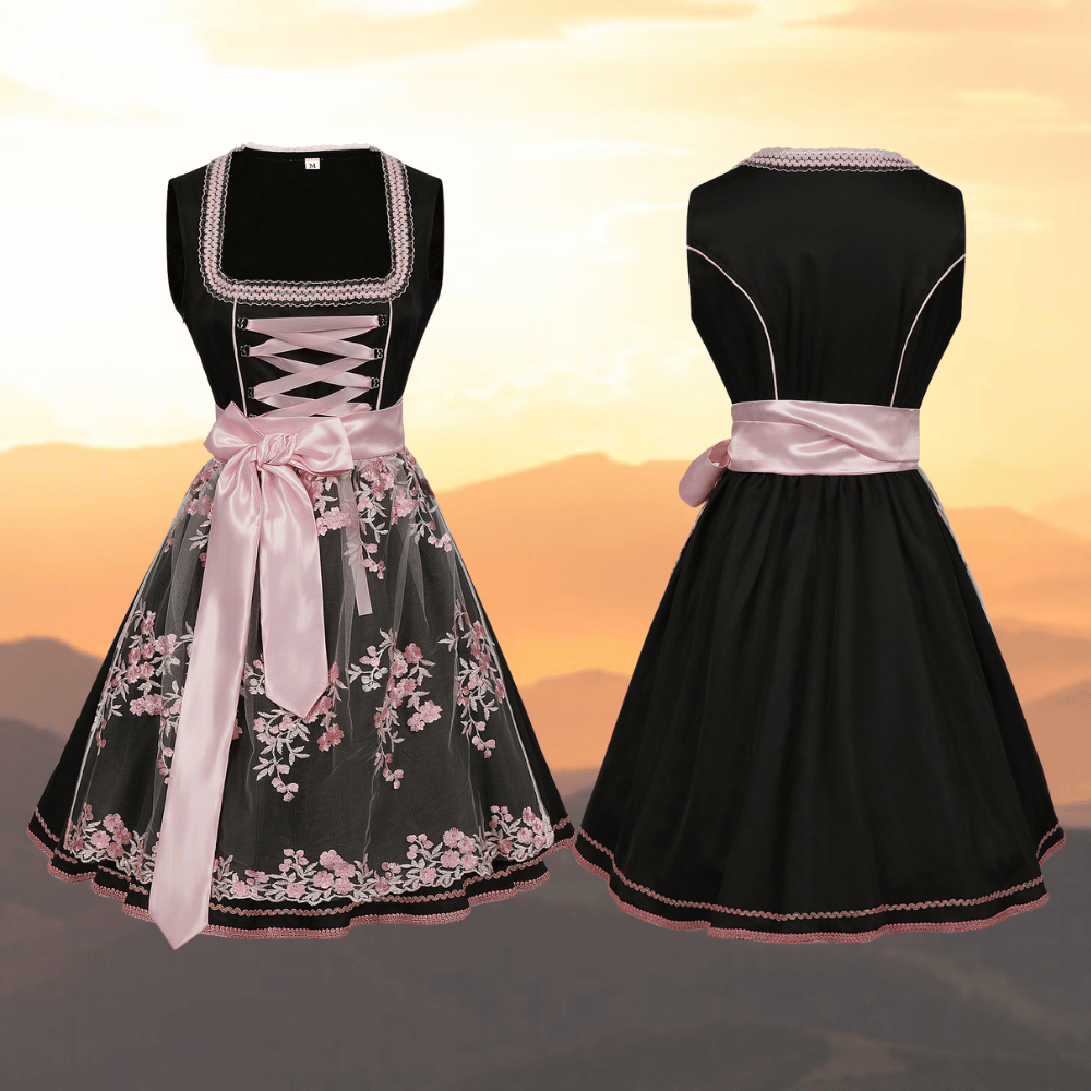 GraceWear | Elegante Damen-Tracht mit Schürze und Bluse