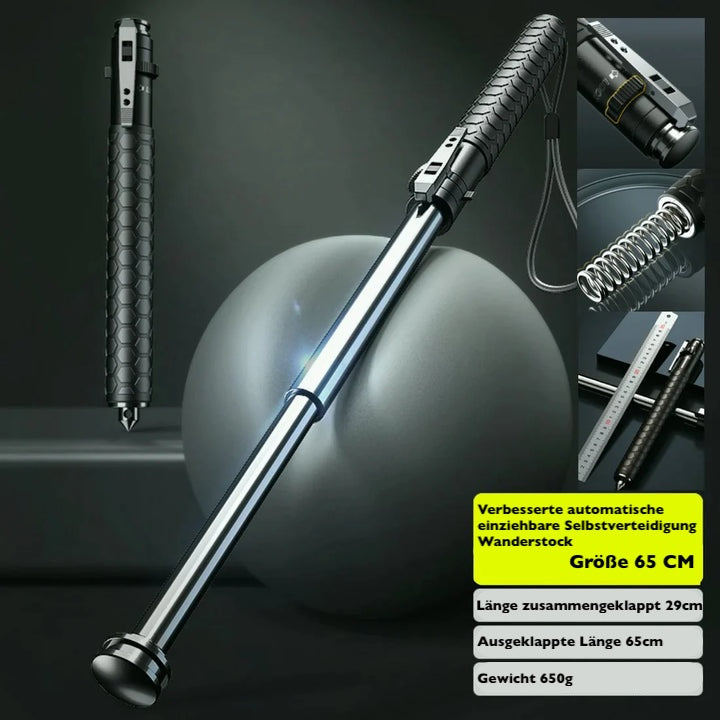 Guardian | Faltbarer Wanderstock mit Selbstverteidigung & rutschfestem Griff