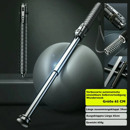 Guardian | Faltbarer Wanderstock mit Selbstverteidigung & rutschfestem Griff