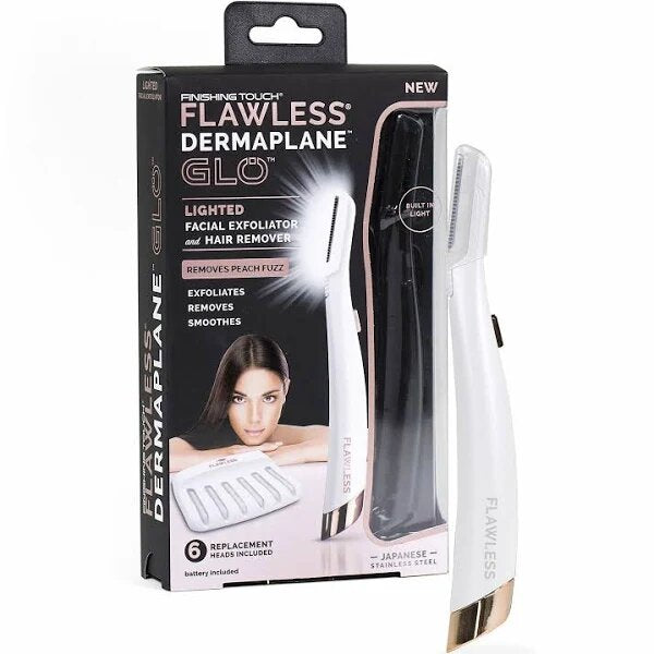 DermiGlow | Hochwertiges Dermaplaning-Tool mit Aluminiumgriff