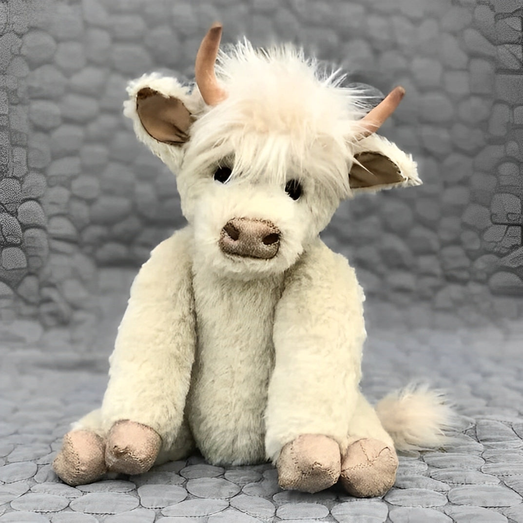 CowLina | Zarte Highland-Kuh mit floralen Details