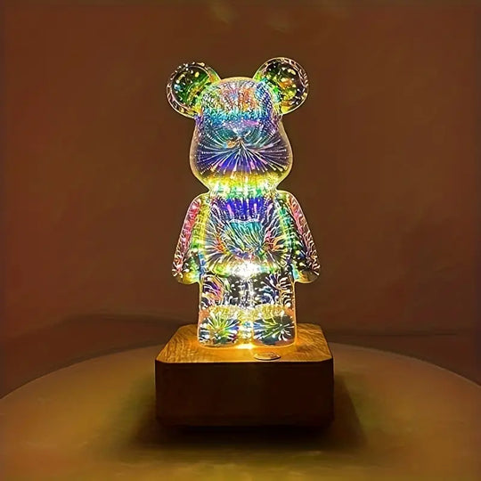ColorDome | 3D bunter Deko-Lichtbär