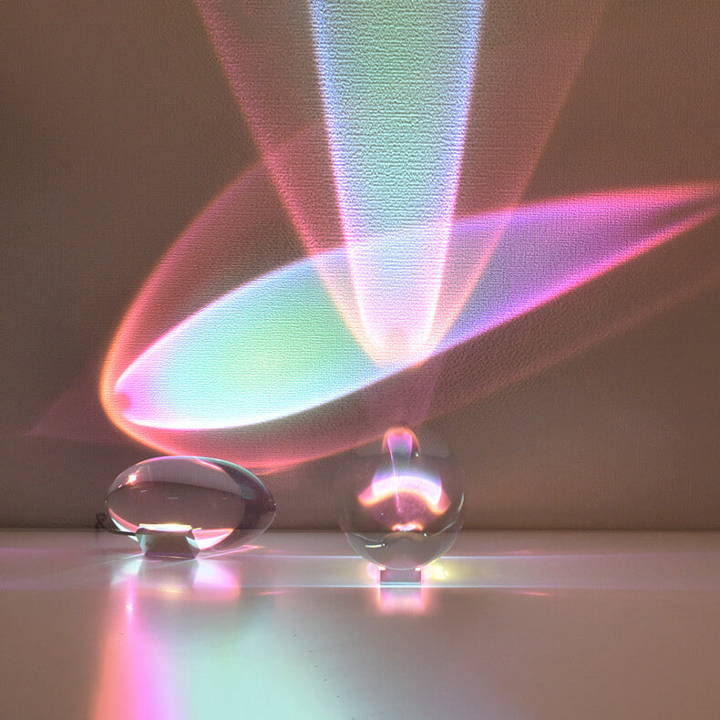 HaloCryst | Kreative Kristallprojektions-Engel-Augen-LED-Tischlampe