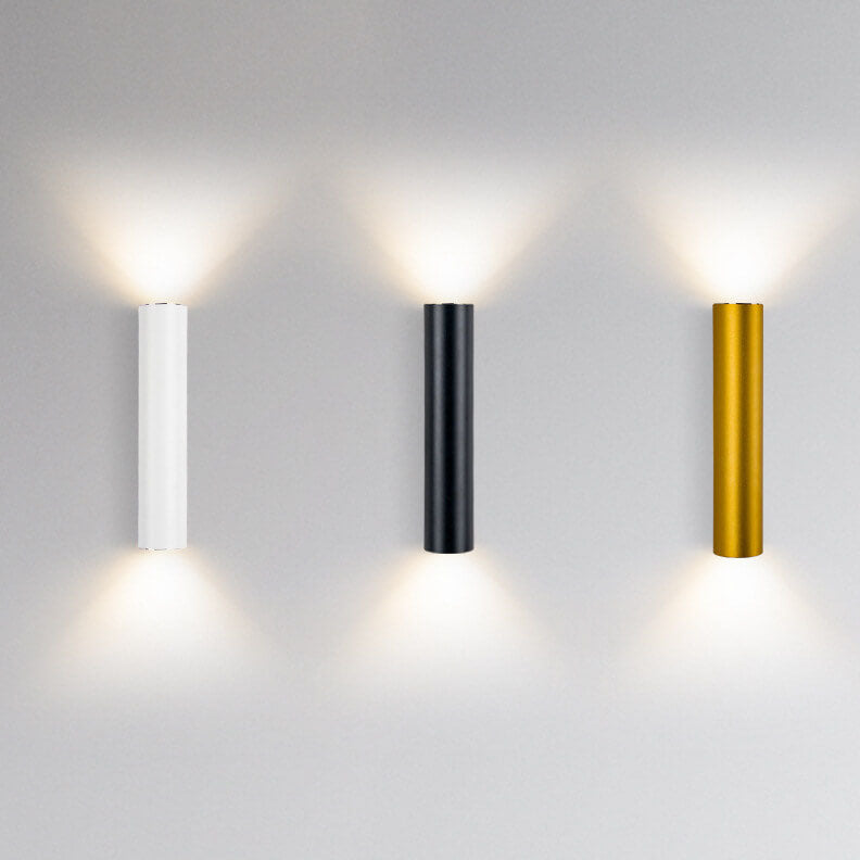 TwinRay | Zylindrische LED-Wandleuchte aus Aluminium