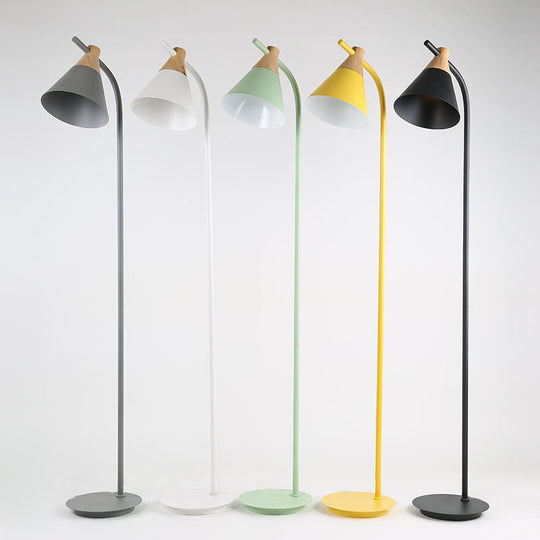 GlowPole | Nordic Creative Macaron Cone Shade 1-Licht Stehlampe
