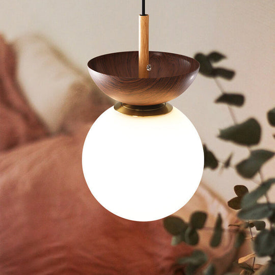 YunaGlow | Stilvolle Holz & Glas Deckenleuchte