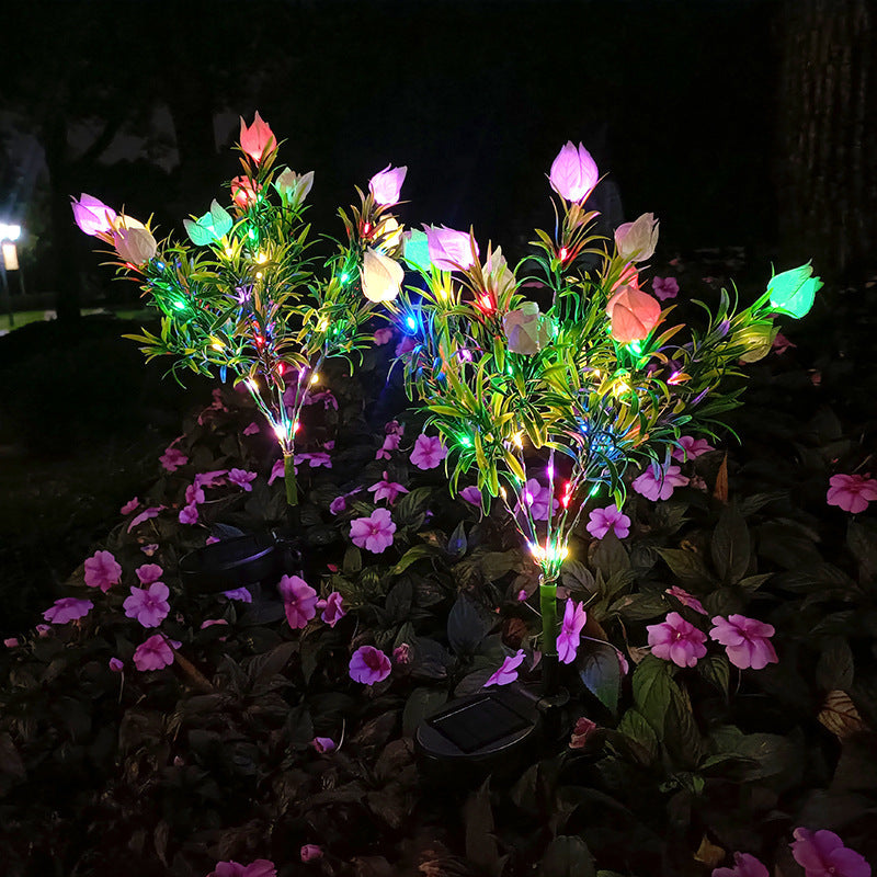 BloomRay | Solar Gartenlicht in Gardenienform