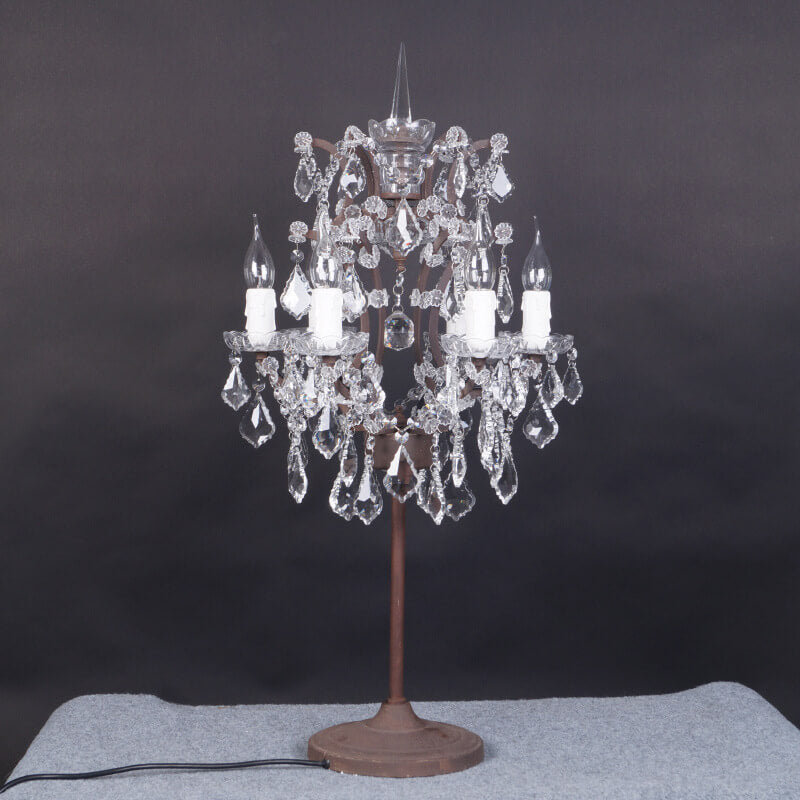AntiqLume | Rustikale Kristalllampe mit antikem Flair