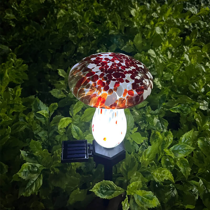 FlameGlow | Solar-Glasleuchte mit Flammeneffekt