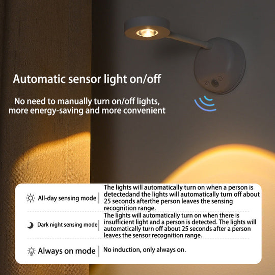 SleekSense | Außenleuchte – Modernes rundes Design mit Bewegungssensor