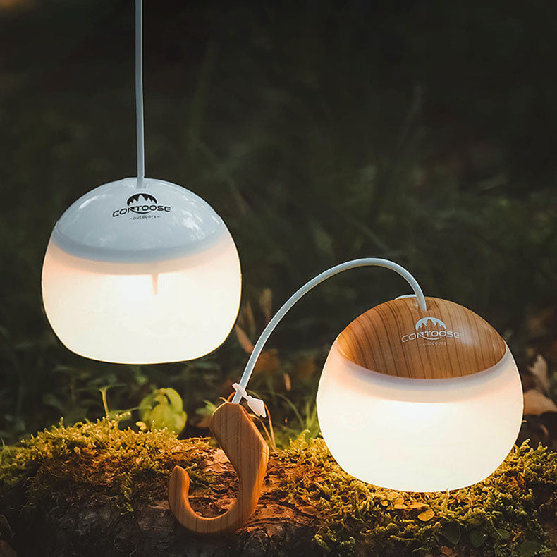 CampHalo | Stilvolle USB-Zeltlampe mit Haken