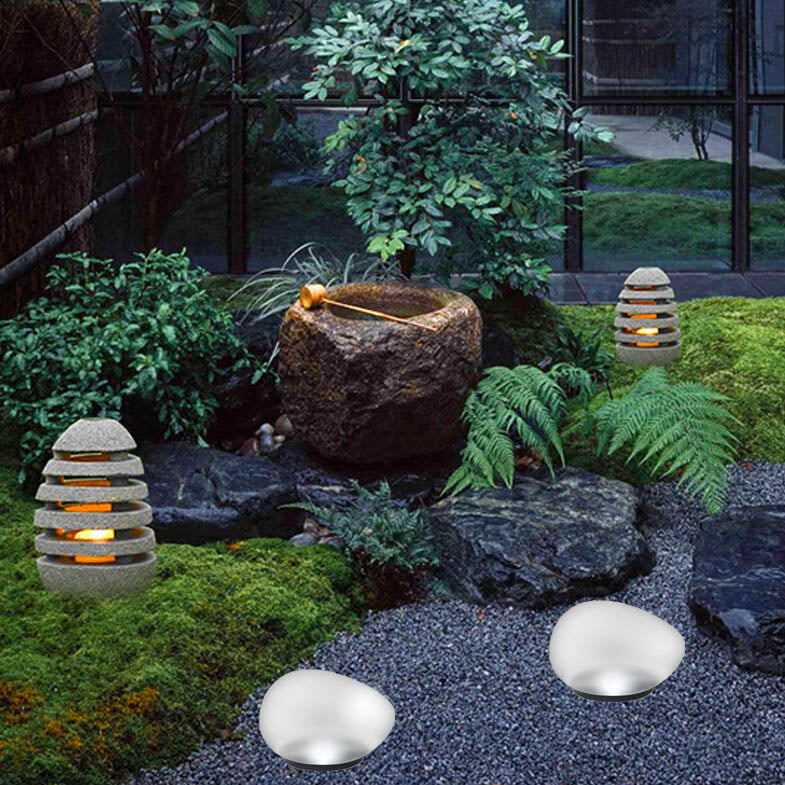 PebbleLux | Modernes LED-Solarlicht aus Glas & ABS
