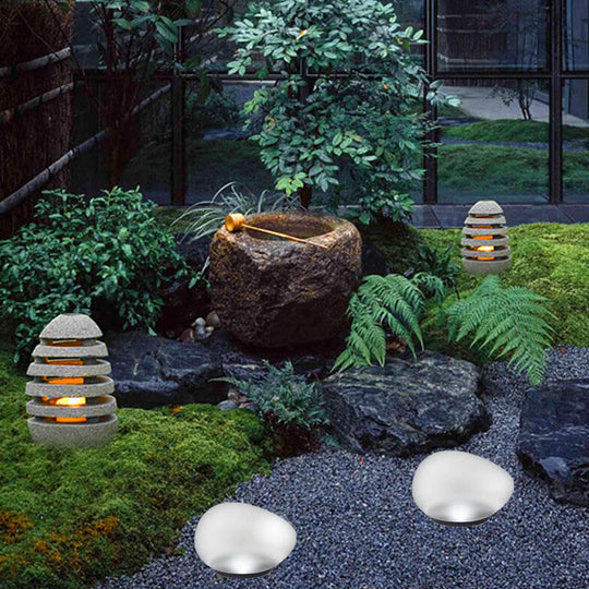 PebbleLux | Modernes LED-Solarlicht aus Glas & ABS