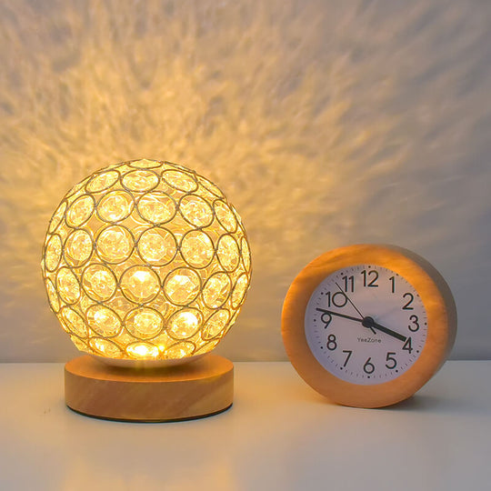 AuraDot | Moderne Minimalistische Runde Tischlampe
