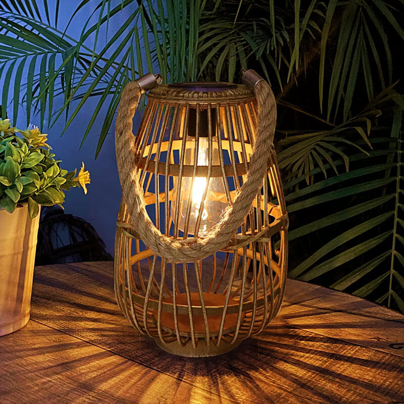 AmberLoom | Natürliche Solarleuchte für Garten & Terrasse