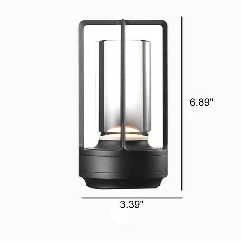 BronzaLight | Wiederaufladbare Acryl Nachttischlampe