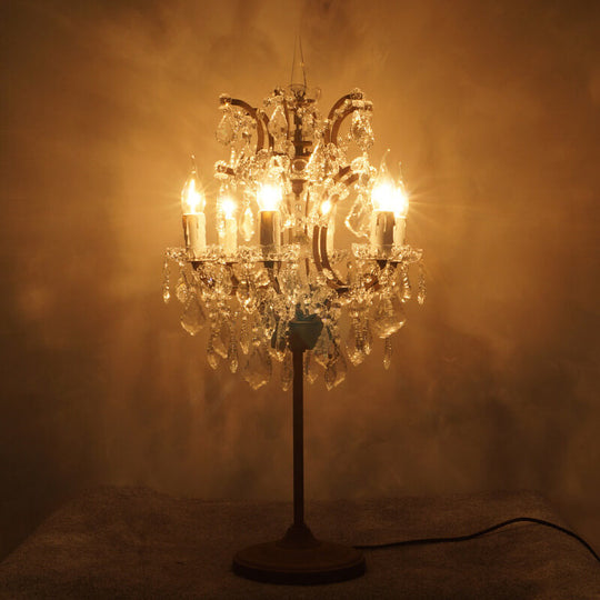 AntiqLume | Rustikale Kristalllampe mit antikem Flair