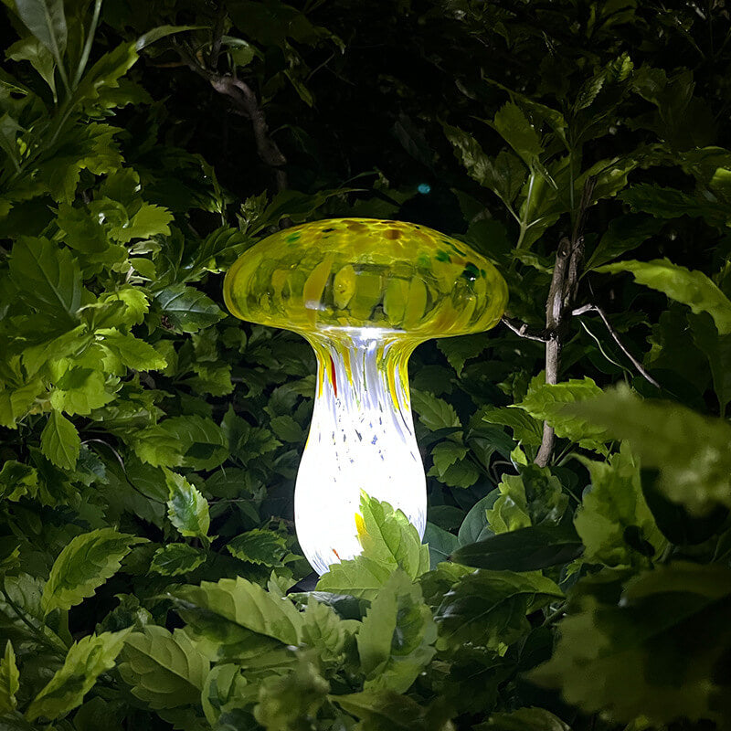 FlameGlow | Solar-Glasleuchte mit Flammeneffekt