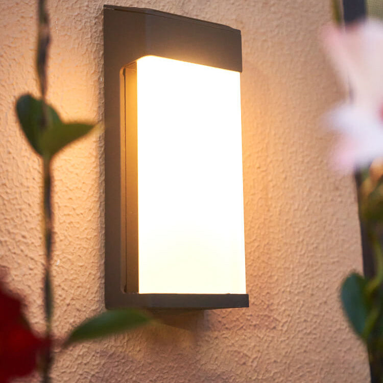 SolaraCube | Quadratische LED-Wandleuchte für Außen