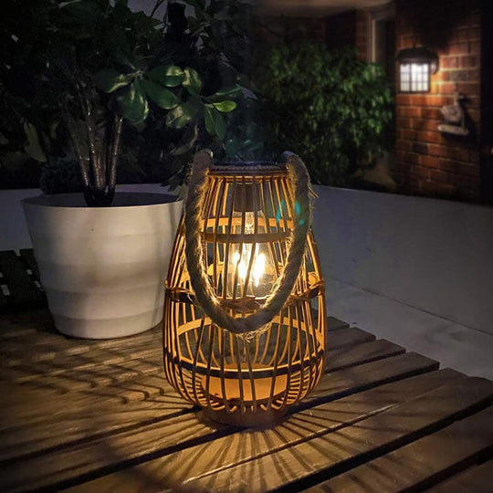 AmberLoom | Natürliche Solarleuchte für Garten & Terrasse