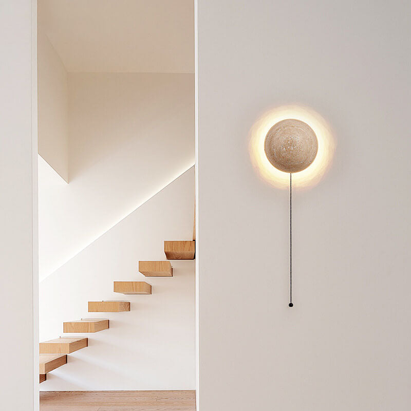 NokoStone | Handgefertigte Wandlampe im Zen-Stil