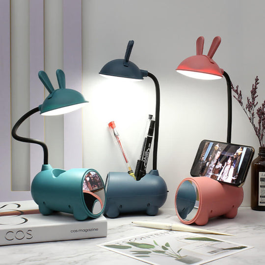 LumoBun | Kreative LED Tischlampe mit Stifthalter