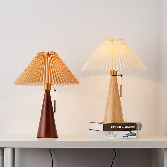 HikariGlow | Vintage Stofflampe im Zen-Stil