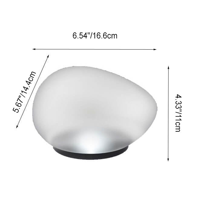 PebbleLux | Modernes LED-Solarlicht aus Glas & ABS