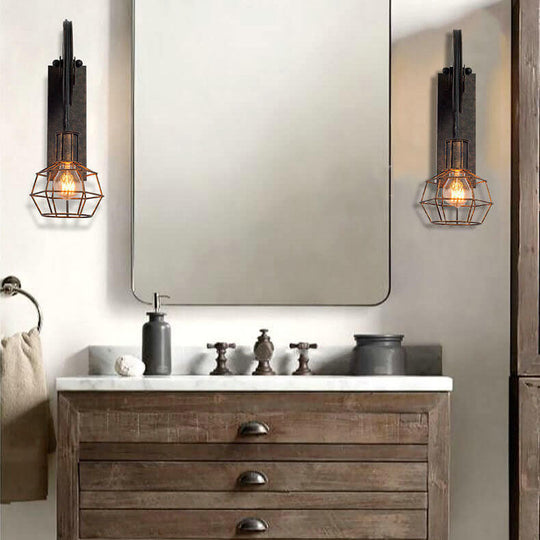 RustPulley | Vintage Wandleuchte mit Seilrollen-Design