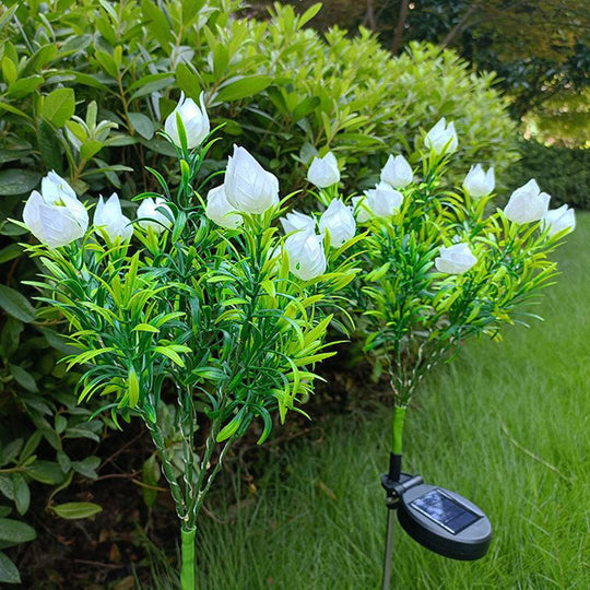 BloomRay | Solar Gartenlicht in Gardenienform
