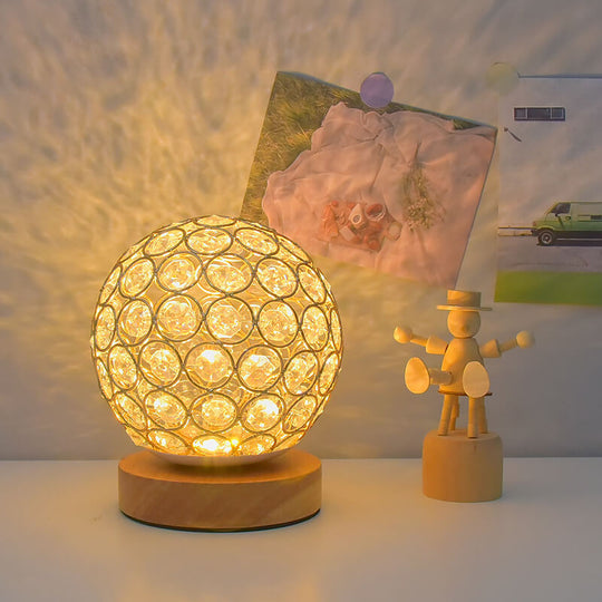 AuraDot | Moderne Minimalistische Runde Tischlampe