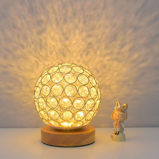 AuraDot | Moderne Minimalistische Runde Tischlampe
