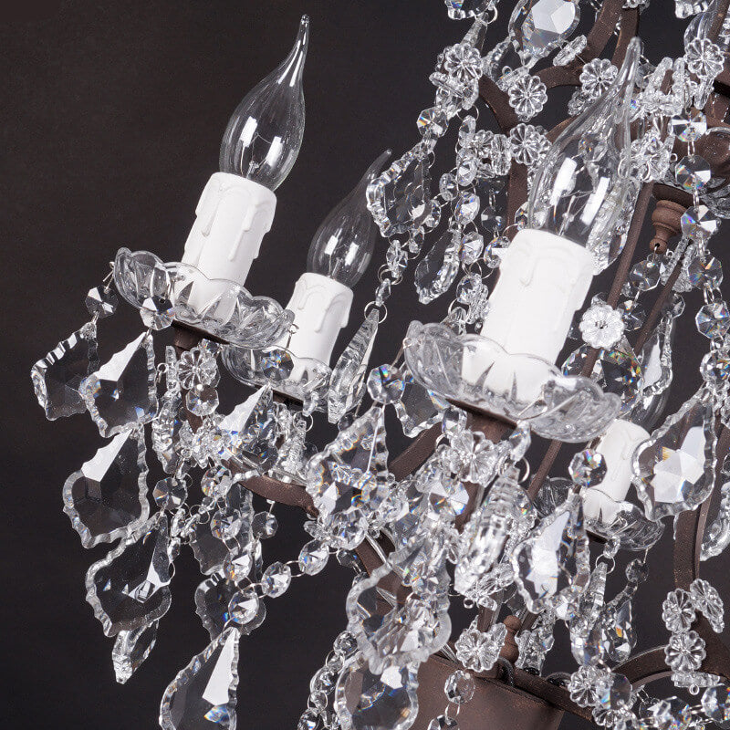 AntiqLume | Rustikale Kristalllampe mit antikem Flair