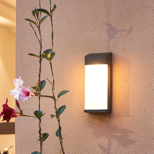 SolaraCube | Quadratische LED-Wandleuchte für Außen