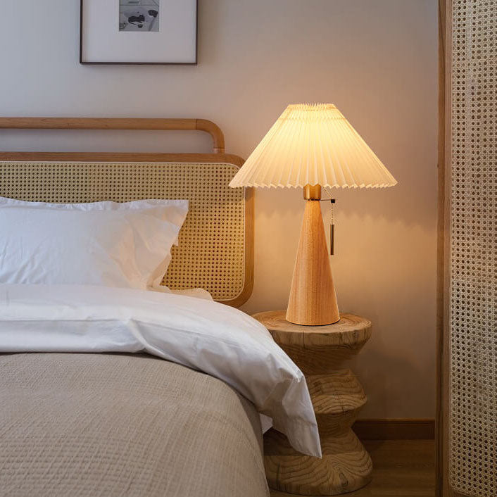 HikariGlow | Vintage Stofflampe im Zen-Stil