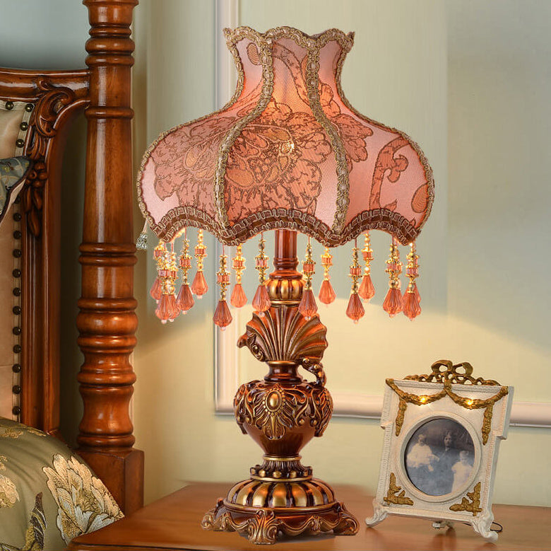 PeachLuxe | Europäische Stofflampe mit Charme