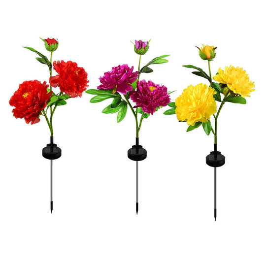 PeonyGlow | Kreative LED-Sonnenblumenleuchte für Garten & Landschaft