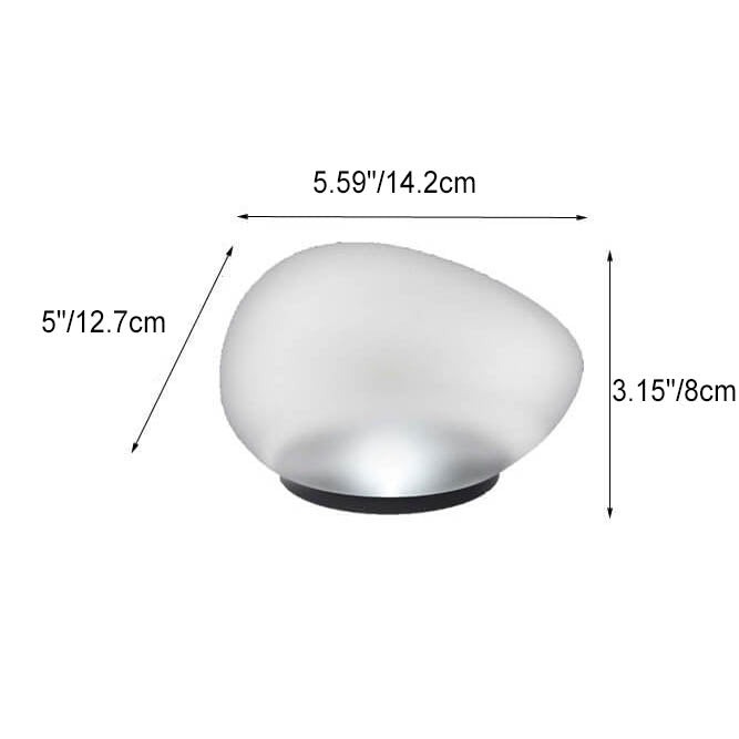 PebbleLux | Modernes LED-Solarlicht aus Glas & ABS