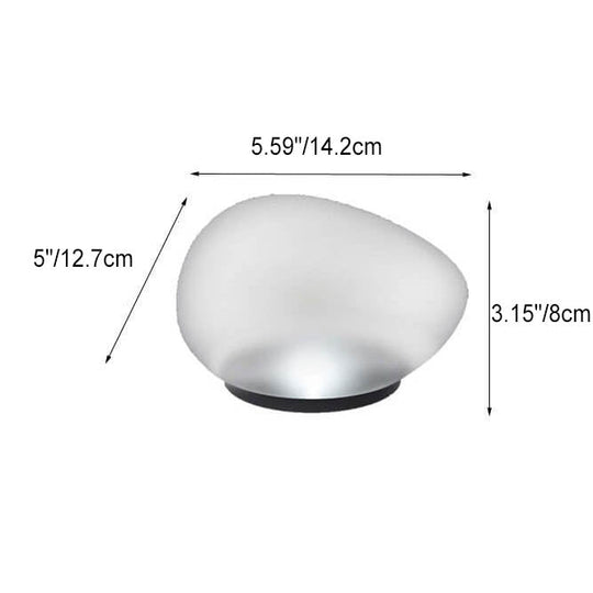 PebbleLux | Modernes LED-Solarlicht aus Glas & ABS