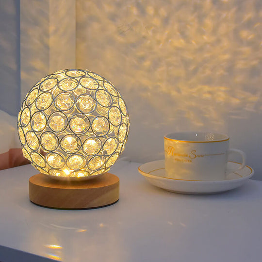 AuraDot | Moderne Minimalistische Runde Tischlampe