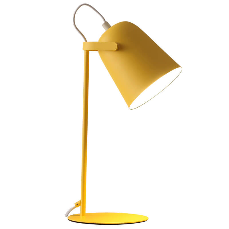 ColorBeam | Nordische Macaron-Farbe, kreatives Eisen-Eimer-Design, 1-flammige Tischlampe