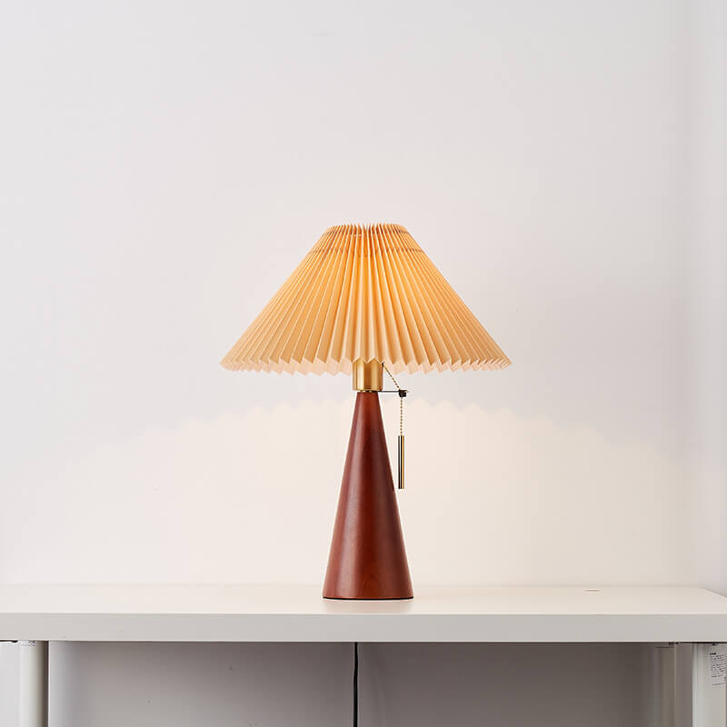 HikariGlow | Vintage Stofflampe im Zen-Stil