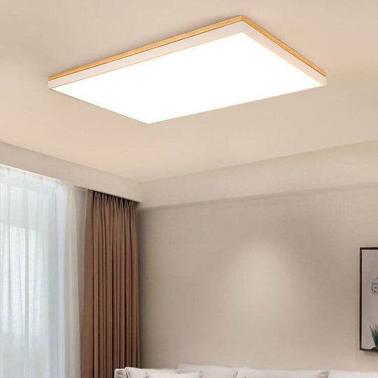 WoodForma | Schlichte LED-Holzdeckenleuchte in Naturform