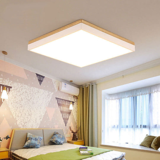 WoodForma | Schlichte LED-Holzdeckenleuchte in Naturform
