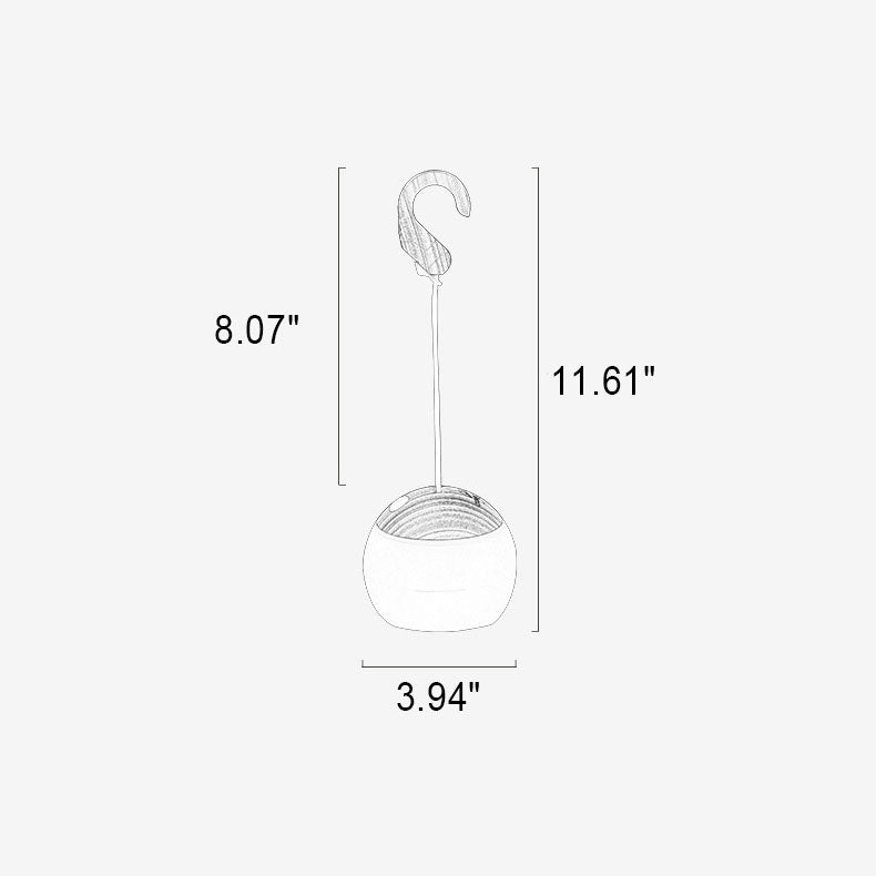 CampHalo | Stilvolle USB-Zeltlampe mit Haken