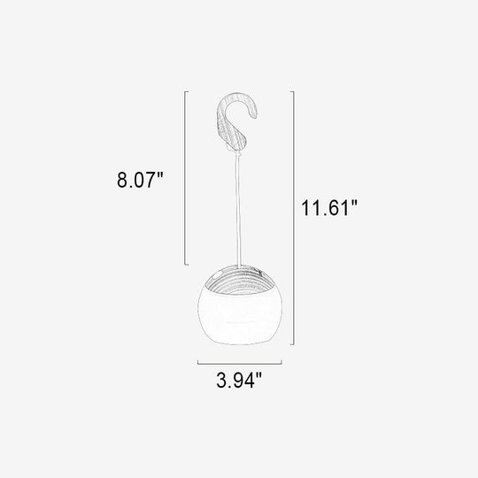 CampHalo | Stilvolle USB-Zeltlampe mit Haken