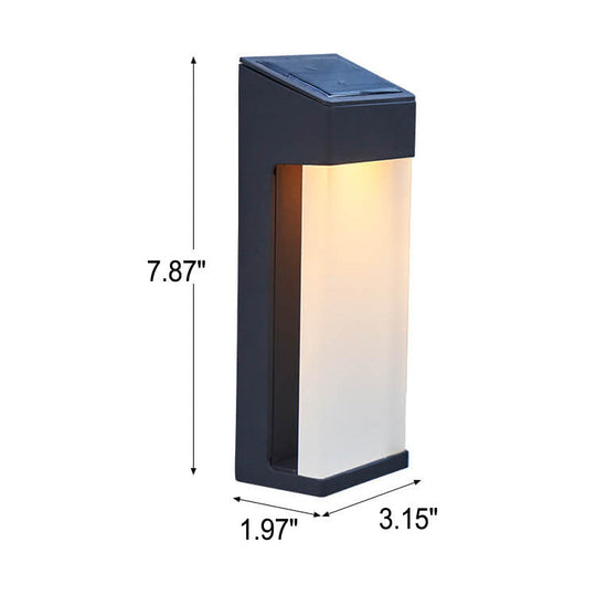 SolaraCube | Quadratische LED-Wandleuchte für Außen