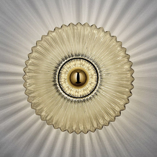 SmokeRing | Vintage-inspirierte Glas-Wandlampe